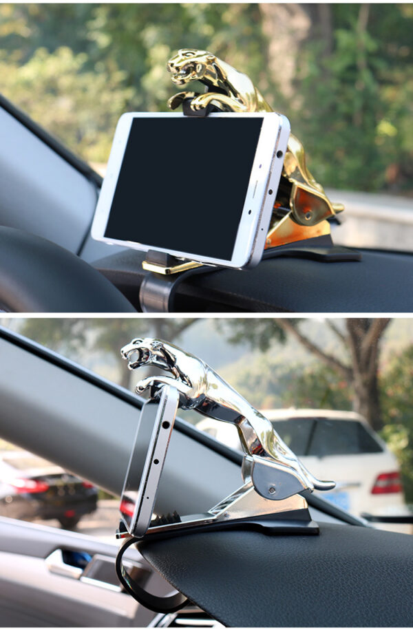 Car-Accessories Phone-Holder Gps-Stand Cellphone Adjustable Jaguar-Design 360-Degree - Image 3