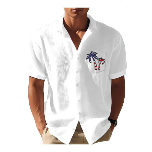 Men's Fashion Hawaiian Digital Printing Shirt - Image 2