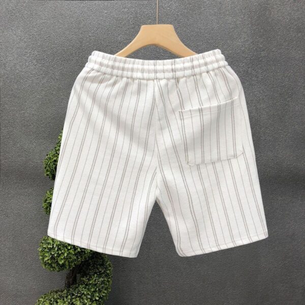 Striped Casual Shorts Men's Lightweight One Hundred Outer Wear Five Points - Image 3
