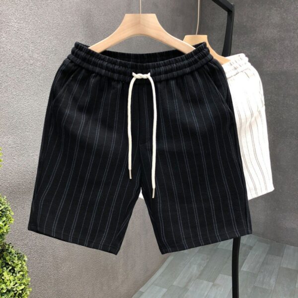Striped Casual Shorts Men's Lightweight One Hundred Outer Wear Five Points - Image 5