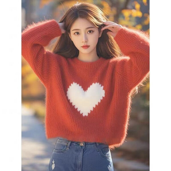 Thick Loose Long Sleeves Knitwear - Image 3