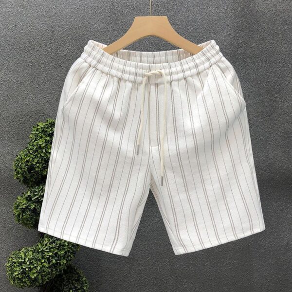 Striped Casual Shorts Men's Lightweight One Hundred Outer Wear Five Points - Image 6