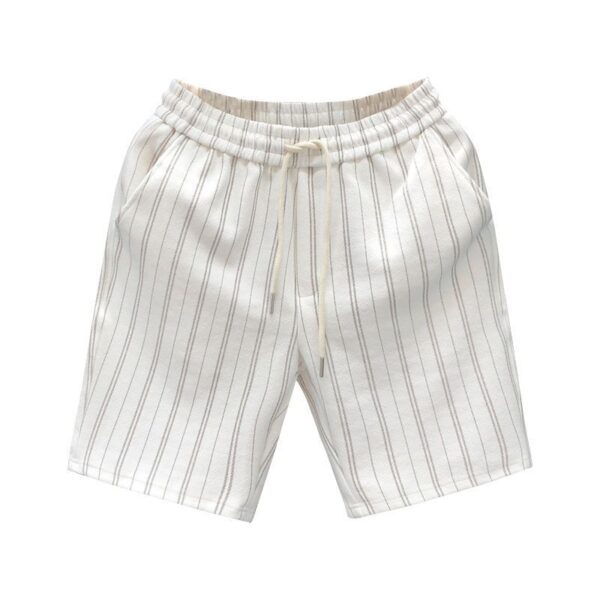 Striped Casual Shorts Men's Lightweight One Hundred Outer Wear Five Points - Image 4