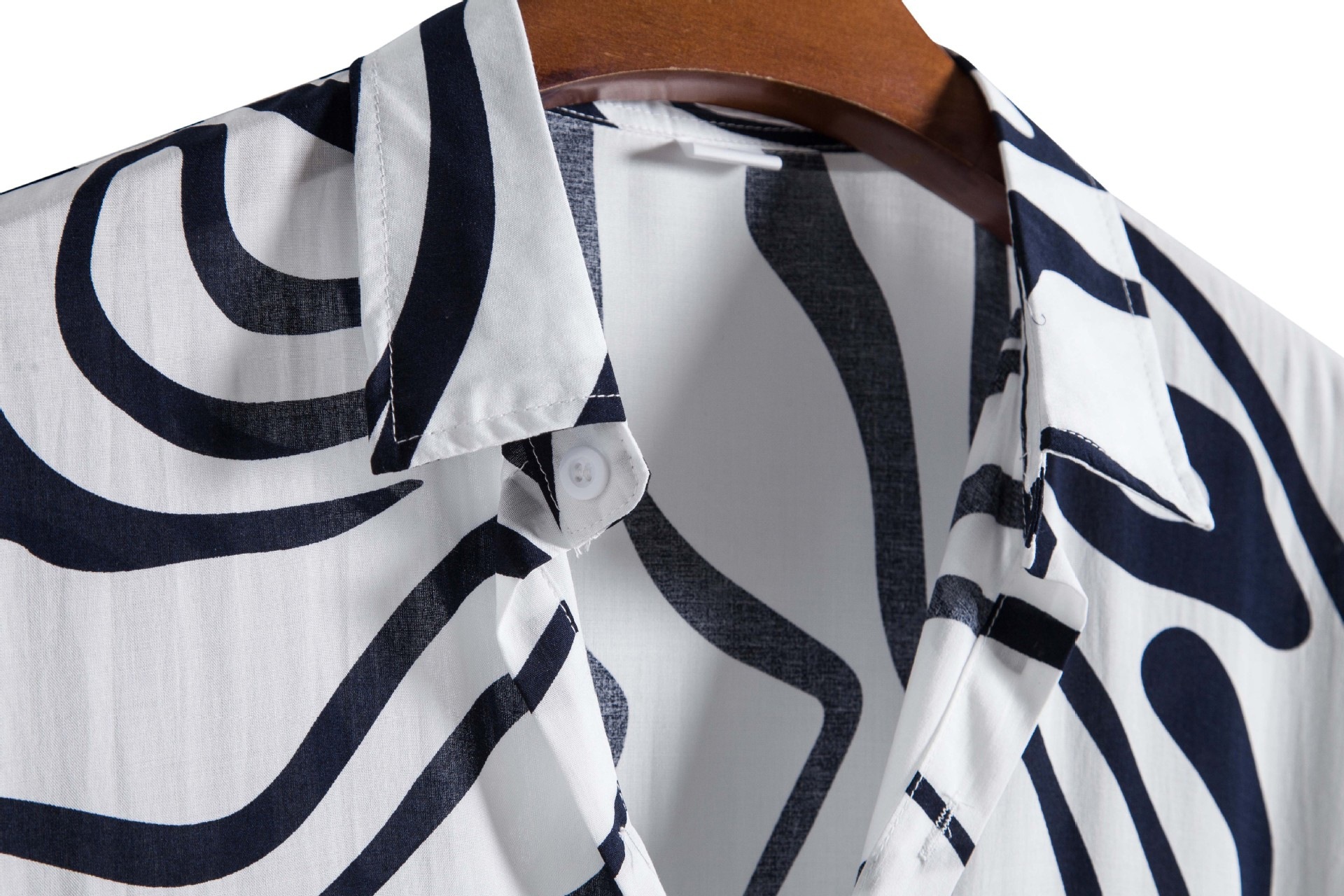 Summer New Plus Size Men's Casual Fashion Short Sleeve Shirt - Image 5