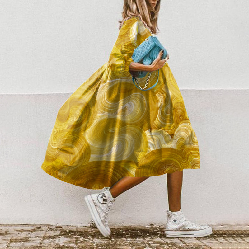 Loose-fitting Womens Dresses From Europe And The US - Image 5